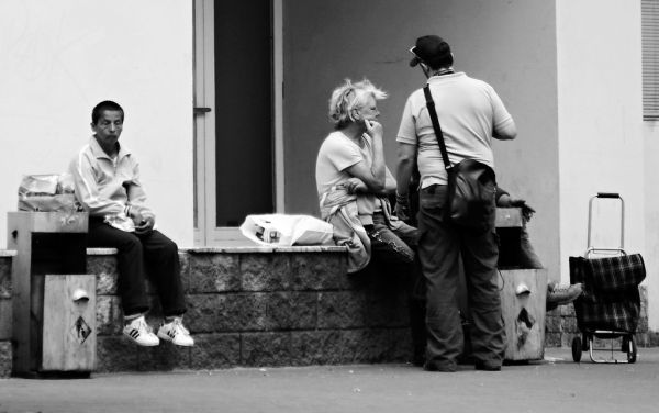 Unemployed People in front of the Labour Office 1