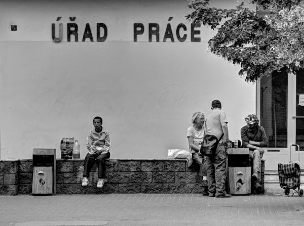 Unemployed People in front of the Labour Office 2