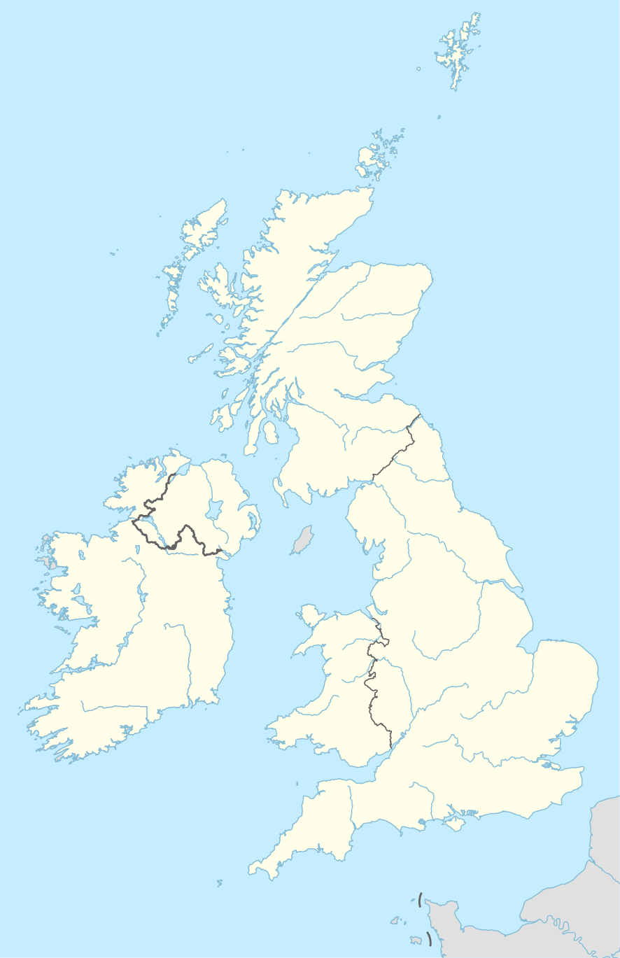 United Kingdom and Ireland location map