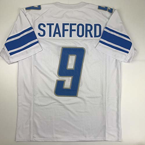 Unsigned Matthew Stafford Detroit White Custom Stitched Football Jersey Size XL New No Brands/Logos