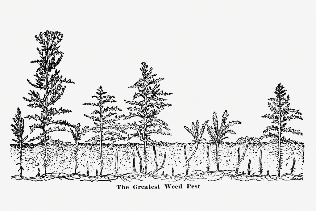 Vintage tree hand drawn illustration