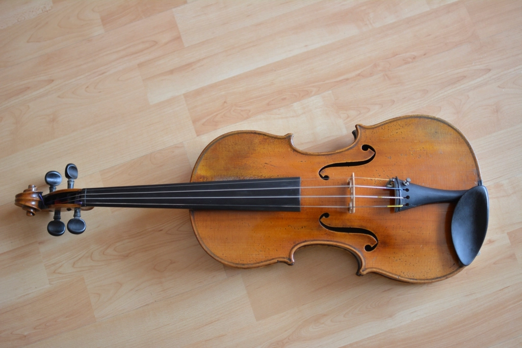 Violin, classical music instrument background