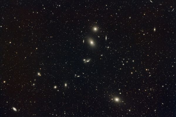 Virgo Cluster with Markarians chain. DSLR Image