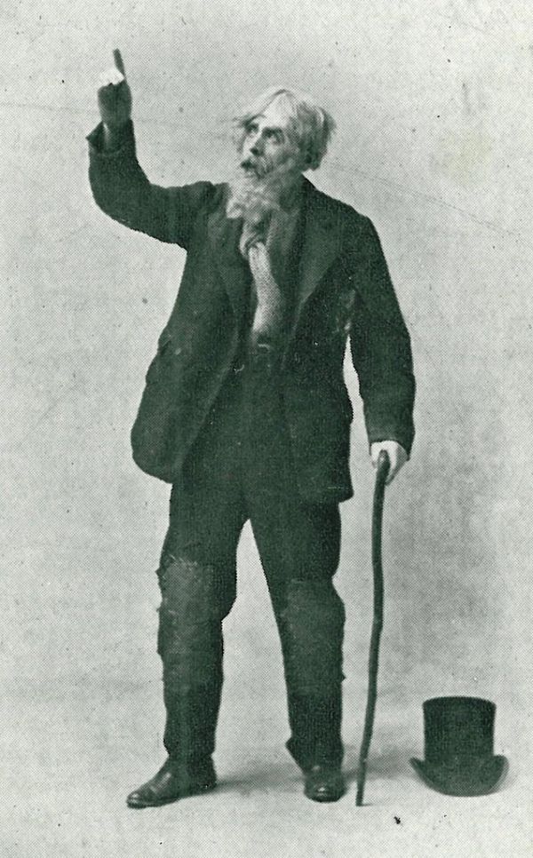 W. B. Meyrick as Chalse in Christopher R. Shimmin's play, 'Illiam Kodhere's Will' (1913)