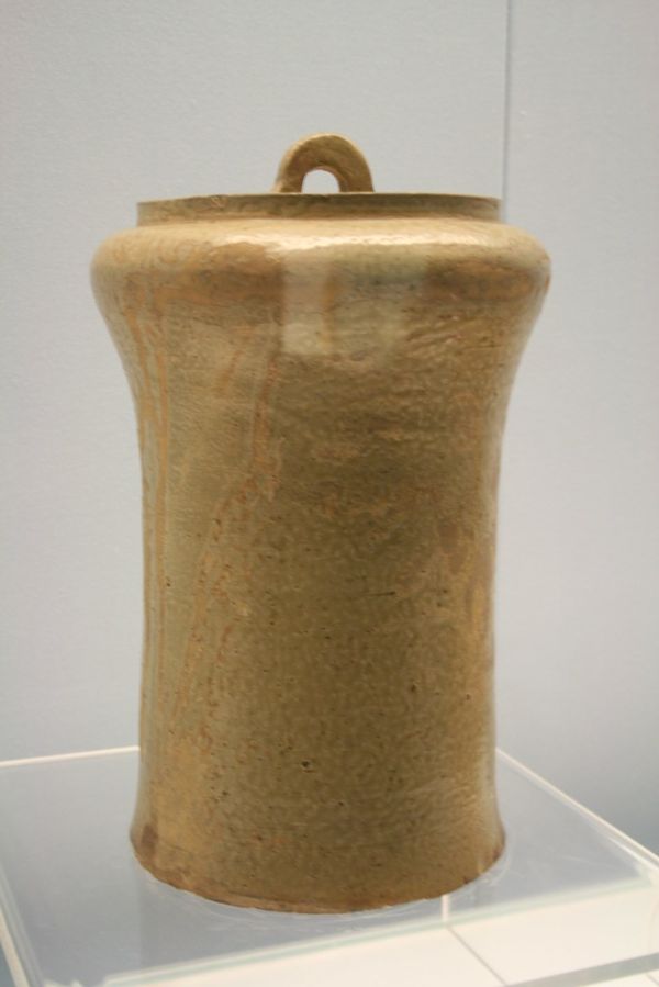 Warring States Celadon Chun Yu (Musical Instrument)