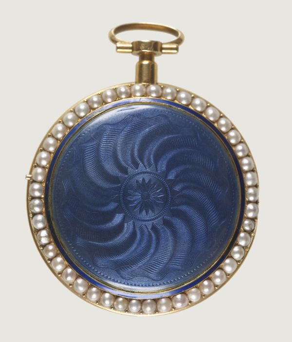 Watch with a Guilloché Case with Pearls ca. 1791