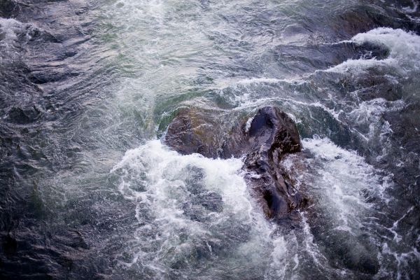 Water Near Waterfall