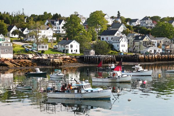 WATERCOLOR - MAINE - Stonington (3)