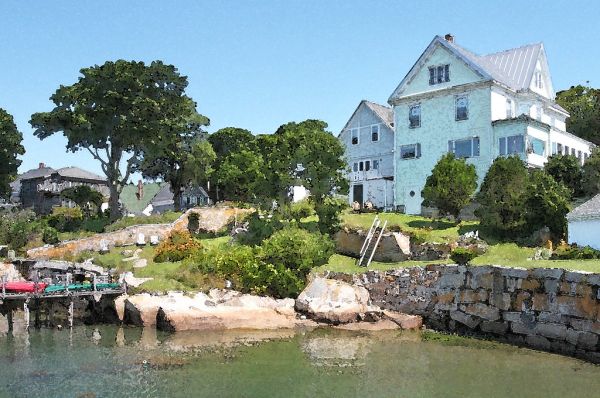 WATERCOLOR - MAINE - Stonington (5)
