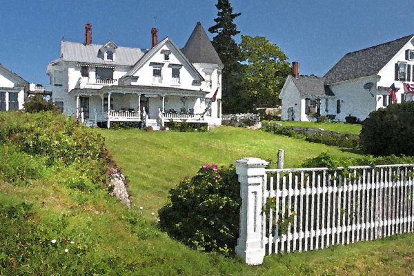 WATERCOLOR - MAINE - Stonington (6)