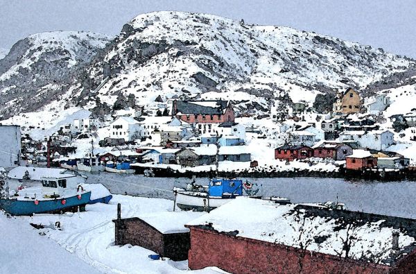 WATERCOLOR - NEWFOUNDLAND (9)