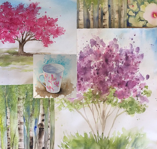 Watercolor samples