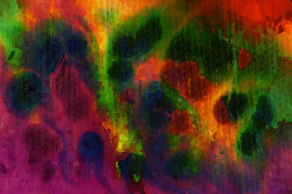 watercolor splats on paper towel