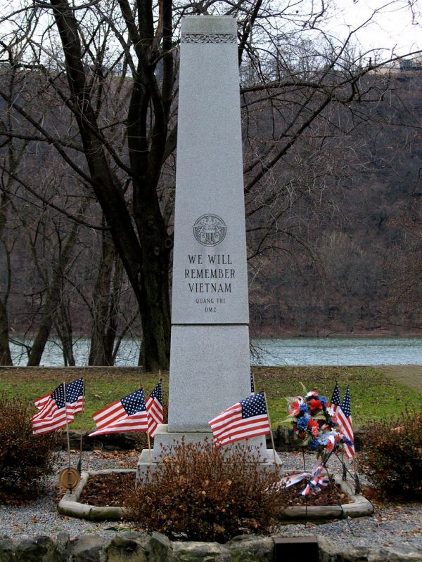 'We Will Remember Vietnam' Memorial: Dedicated in Brackenridge Park, May 7, 1975 (Brackenridge, PA)