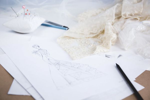 Wedding dress sketch