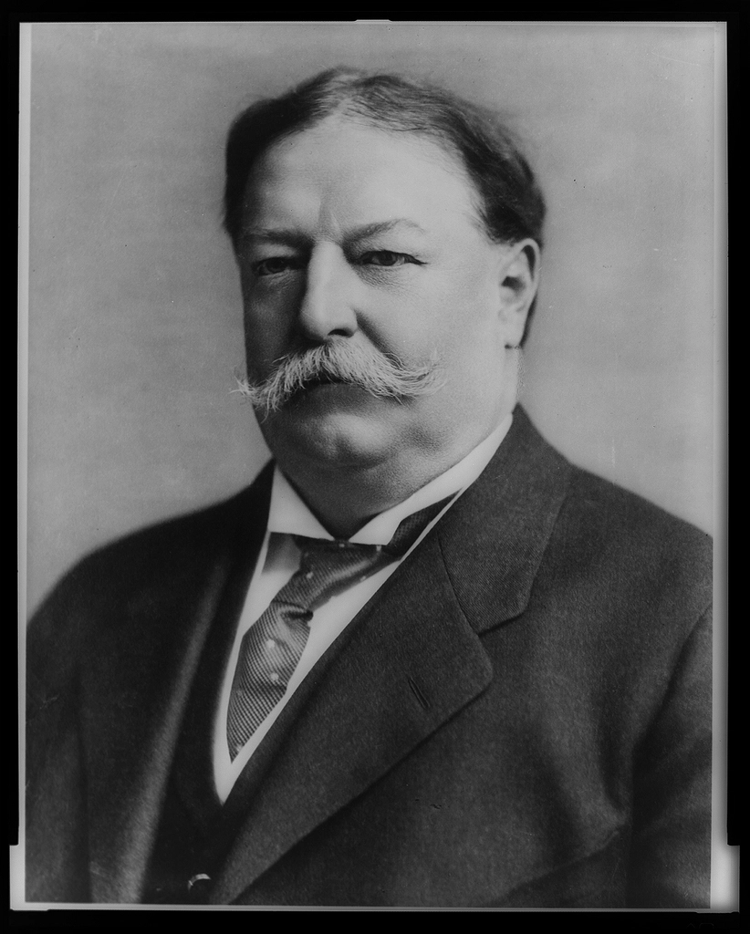 William Taft, head-and-shoulders portrait, facing