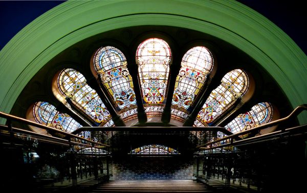 Windows QVB. Sydney.