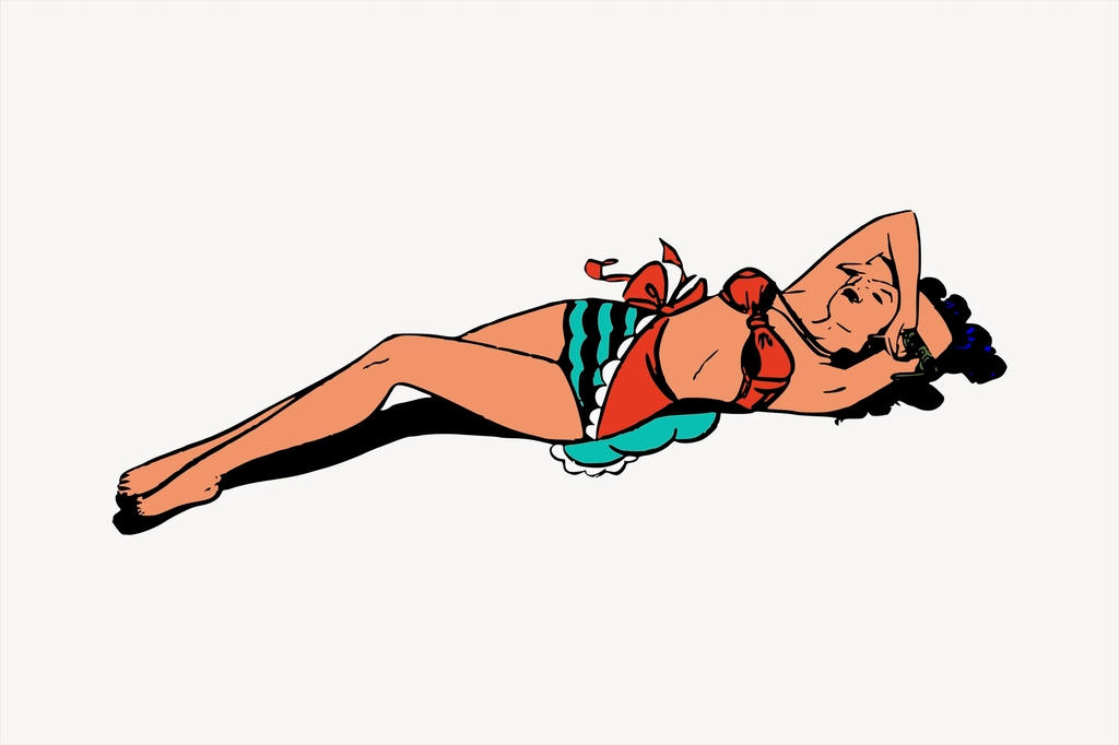 Woman, cartoon character illustration