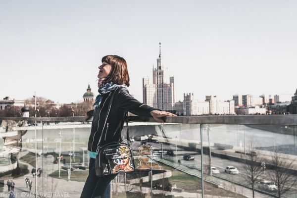 Woman posing, Moscow