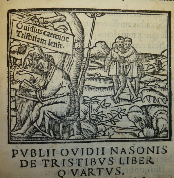 Woodcut of Ovid