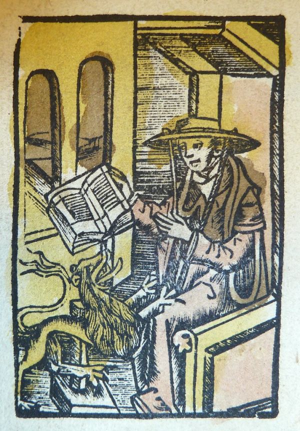 Woodcut of Saint Jerome