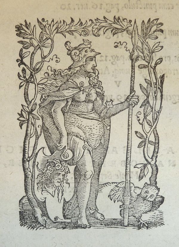 Woodcut printer's device of Robert Winter of Basel, Switzerland