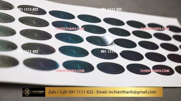 Xưởng Thiết Kế Chiến Thanh chuyên nhận mẫu In tem 7 màu