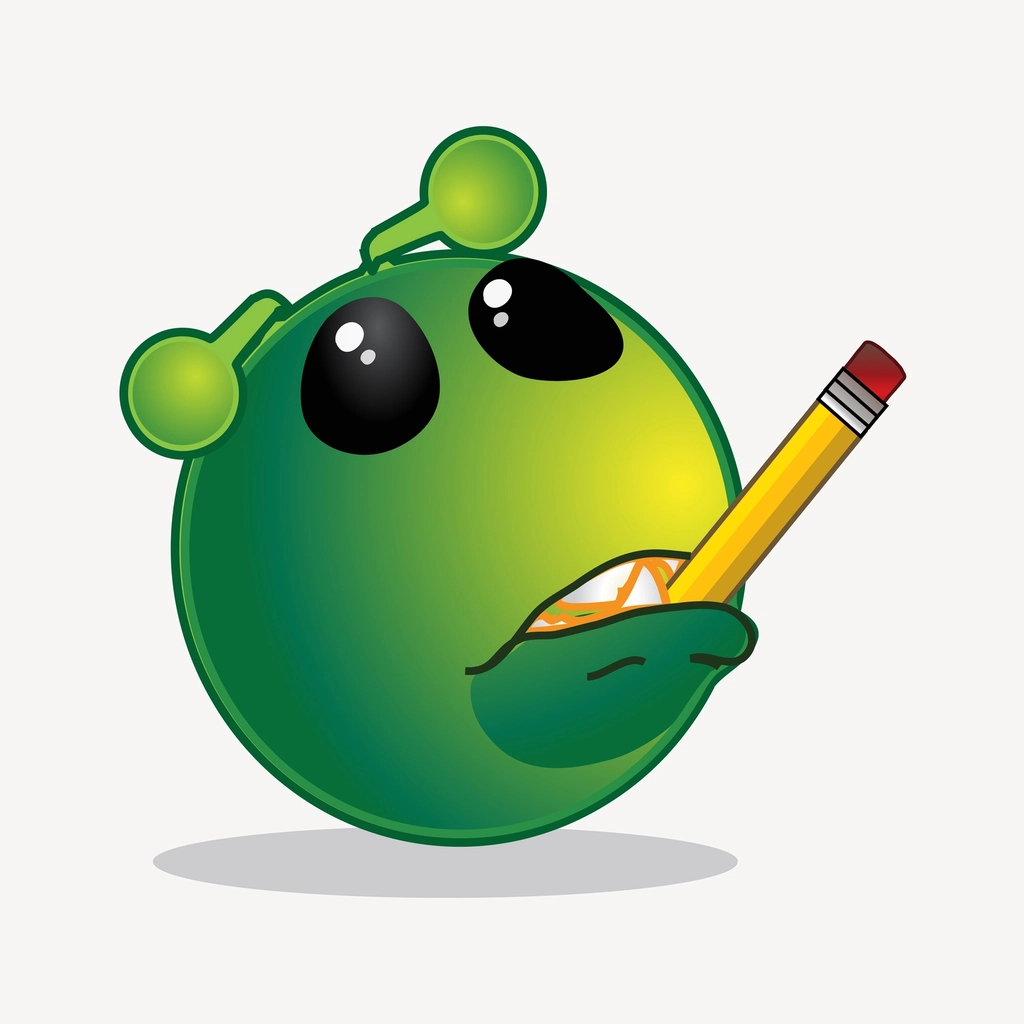 Alien cartoon clipart