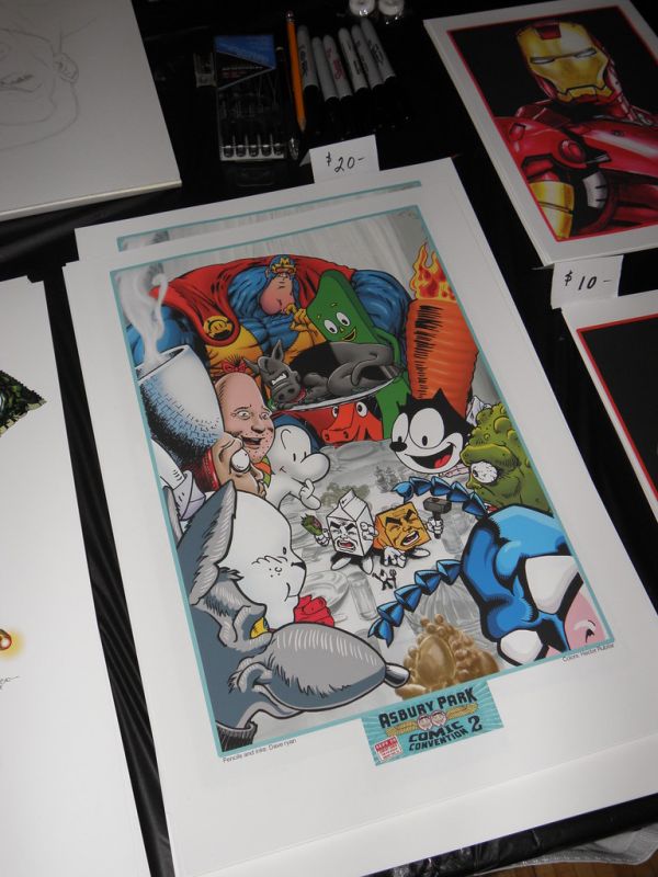 An Illustration by David Ryan for Asbury Park Comic Con 2