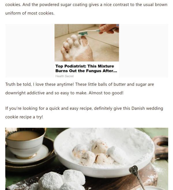 Danish Wedding Cookies