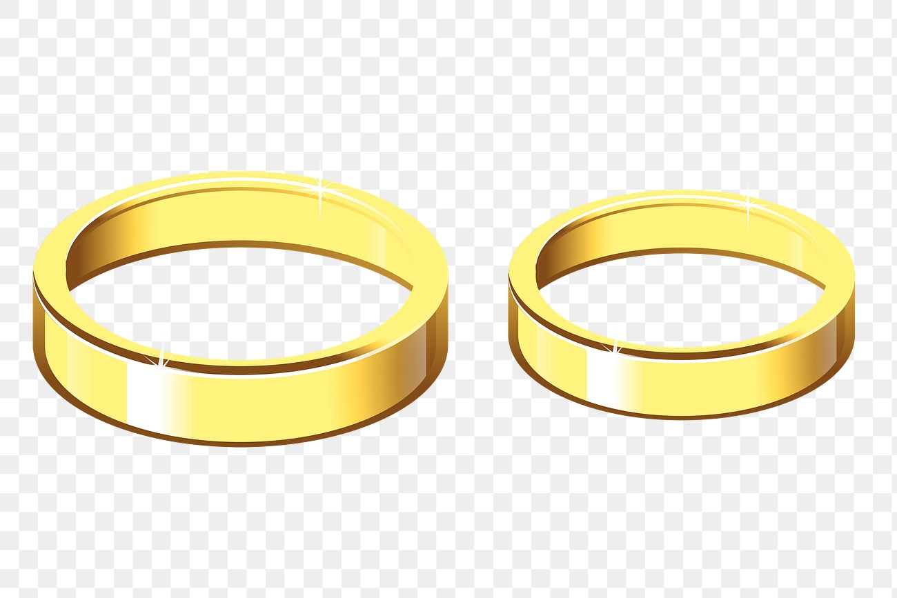 Engagement rings png sticker, transparent