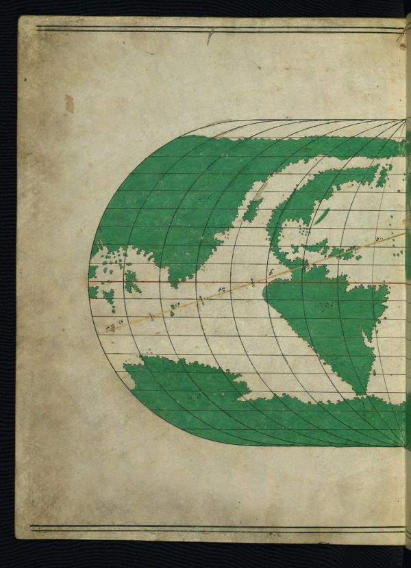 Illuminated Manuscript, Maritime atlas, Walters Art Museum Ms. W.660, fol.2a