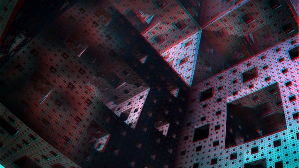 Menger Sponge (Anaglyph)