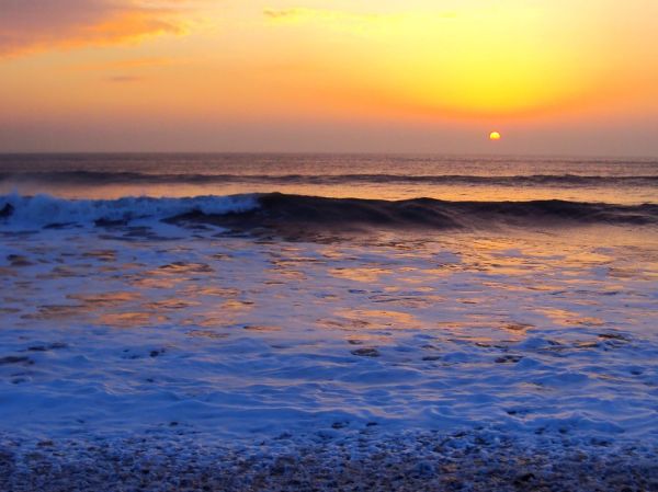 Newgale Beach, Sunset
