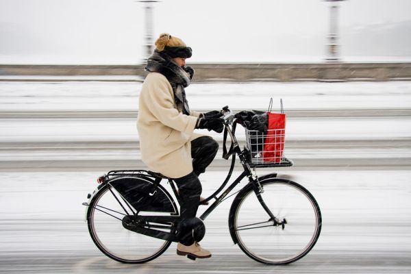 Scarf - Cycling in Winter in Copenhagen